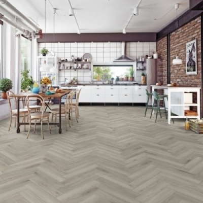Ламинат Kronotex Herringbone Ёлка 3773 "Дуб серебряный"