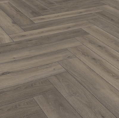 Ламинат Kronotex Herringbone Ёлка 3860 "Дуб темно-коричневый"