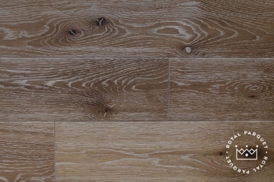 Массивная доска Royal Parquet, Дуб Рустик браш (6006)