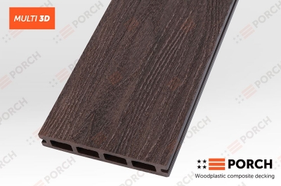 Террасная доска Porch Multi 3D "Coffee" 23х146х2900мм.