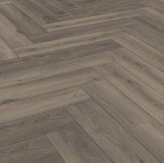 Ламінат Kronotex Herringbone Ялинка 3860 "Дуб темно-коричневий"